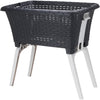 Excellent houseware wasmand met poten 60x40x60cm
