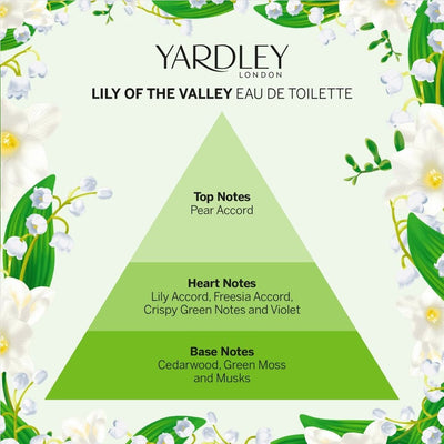 Yardley London Inglés Eau de Toilette Lily del valle 50ml