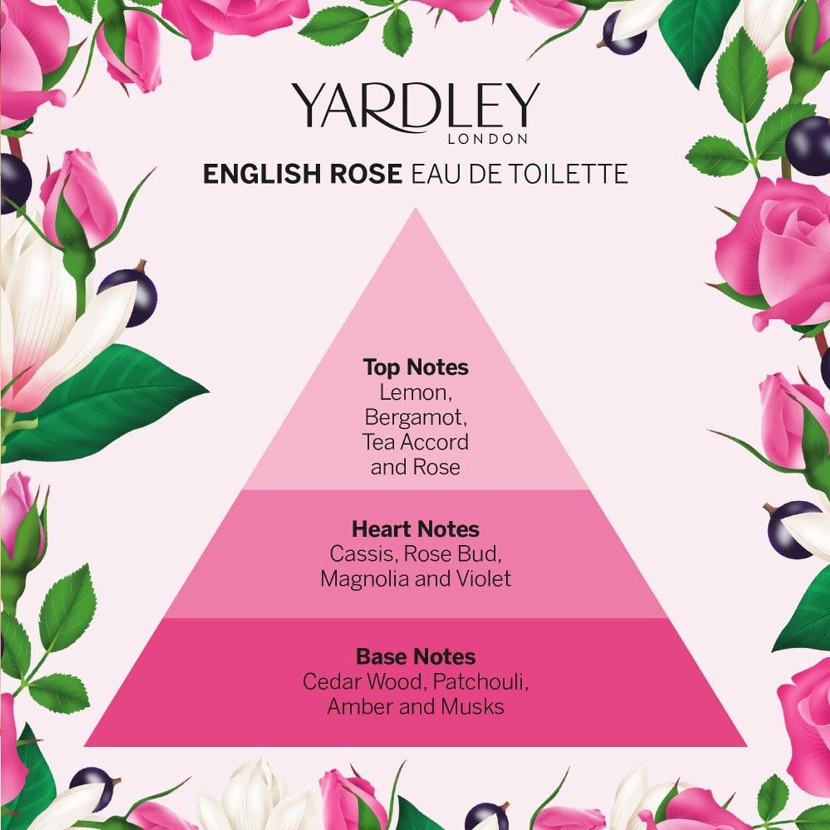 Yardley London Inglés Eau de Toilette Rose 125ml