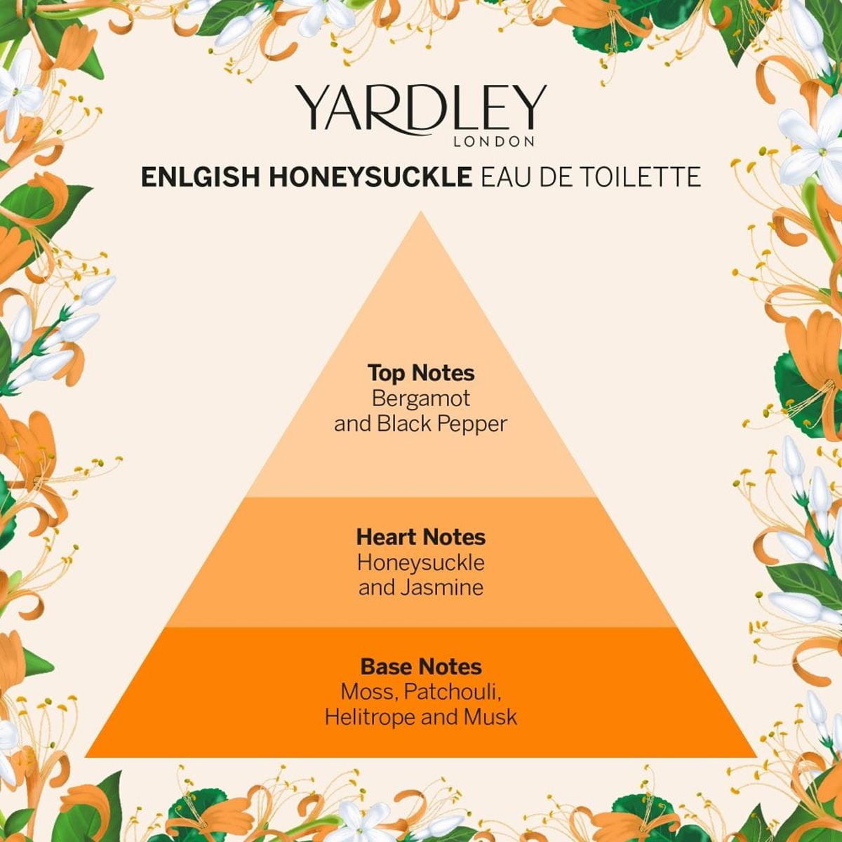 Yardley London Madreselva Inglesa eau de toilette 125ml