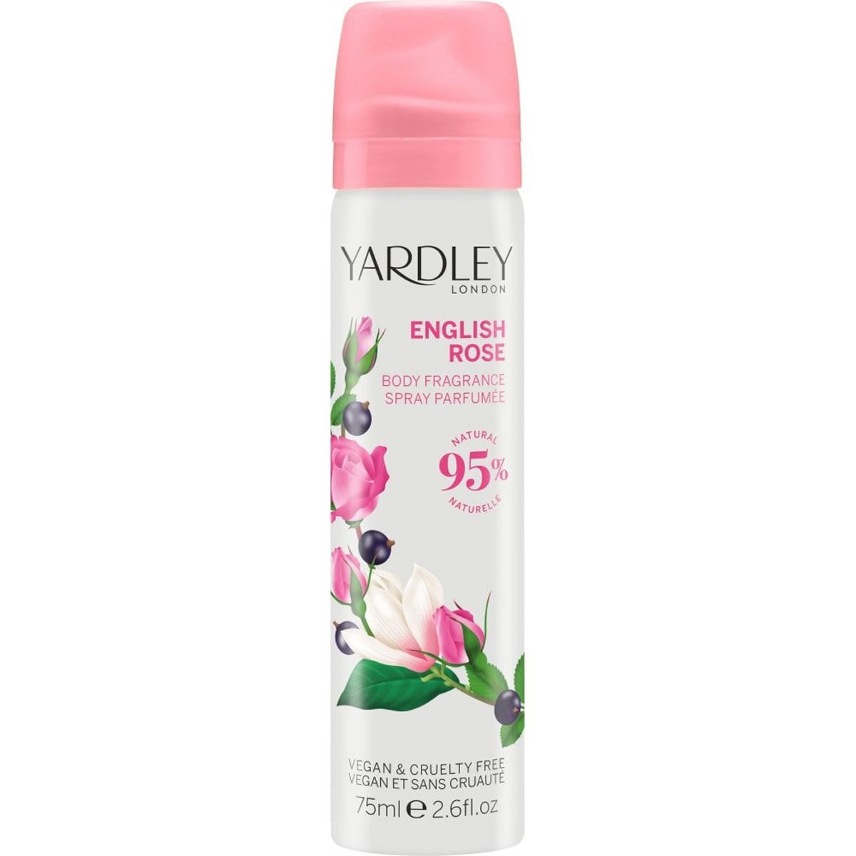 Yardley London Rose spray per il corpo 75 ml