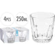 Eccellente set di bicchieri per casalinghi da 4 pezzi da 250 ml