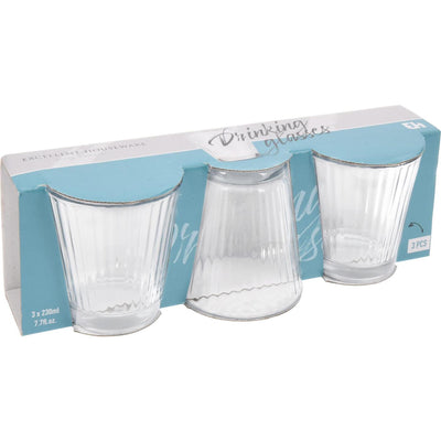 Eccellente set di bicchieri per casalinghi da 3 pezzi da 230 ml