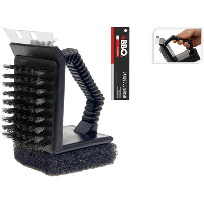 CAMPINGMEISTER BARBECUE 3IN1 BRUSH NERO