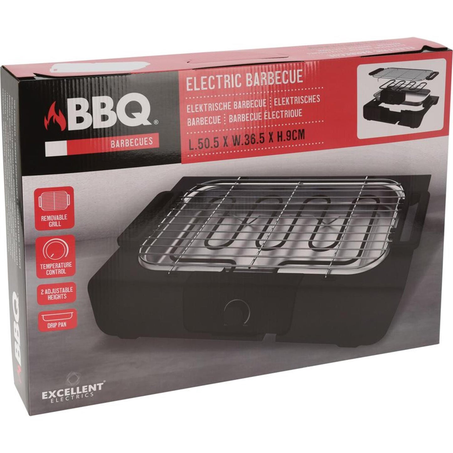 Progarden Progarden Barbecue Electric 2000 W Nero