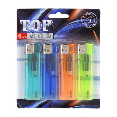 Encendedor electrónico 4 piezas en tarjeta.