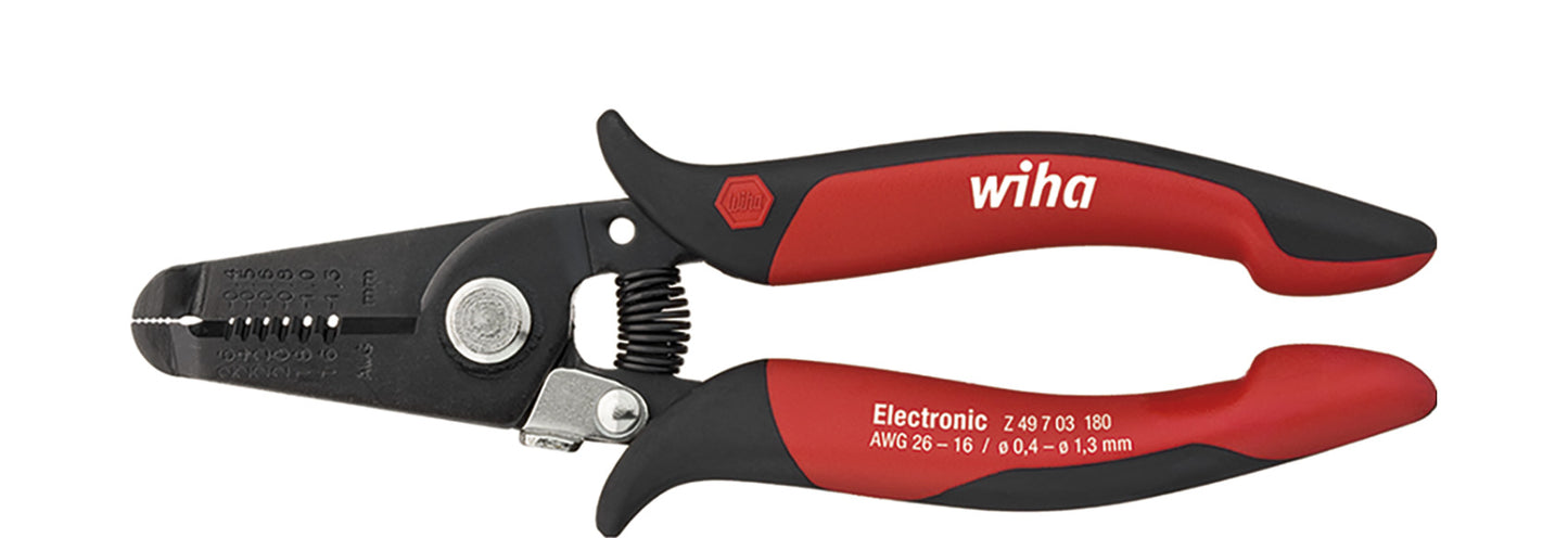 Alicates pelacables Wiha posiciones pelacables electrónicas | 0,4-1,3 mm - 33472 - 33472