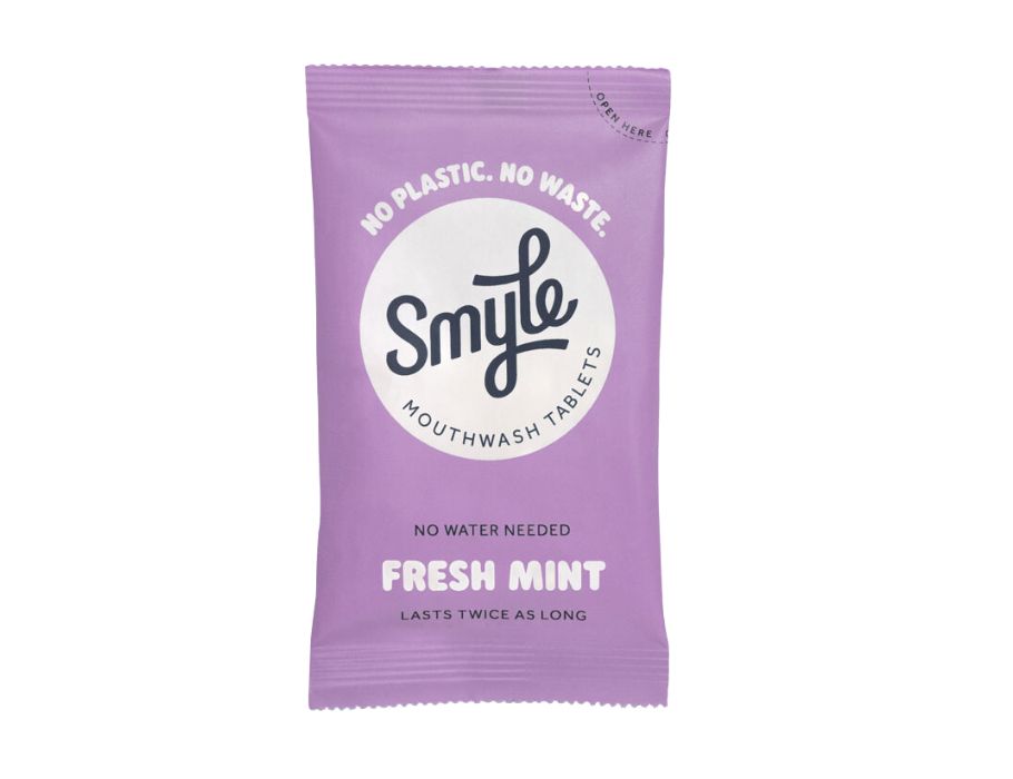 Pestañas de enjuague bucal Smyle Recarga de menta fresca 50st.