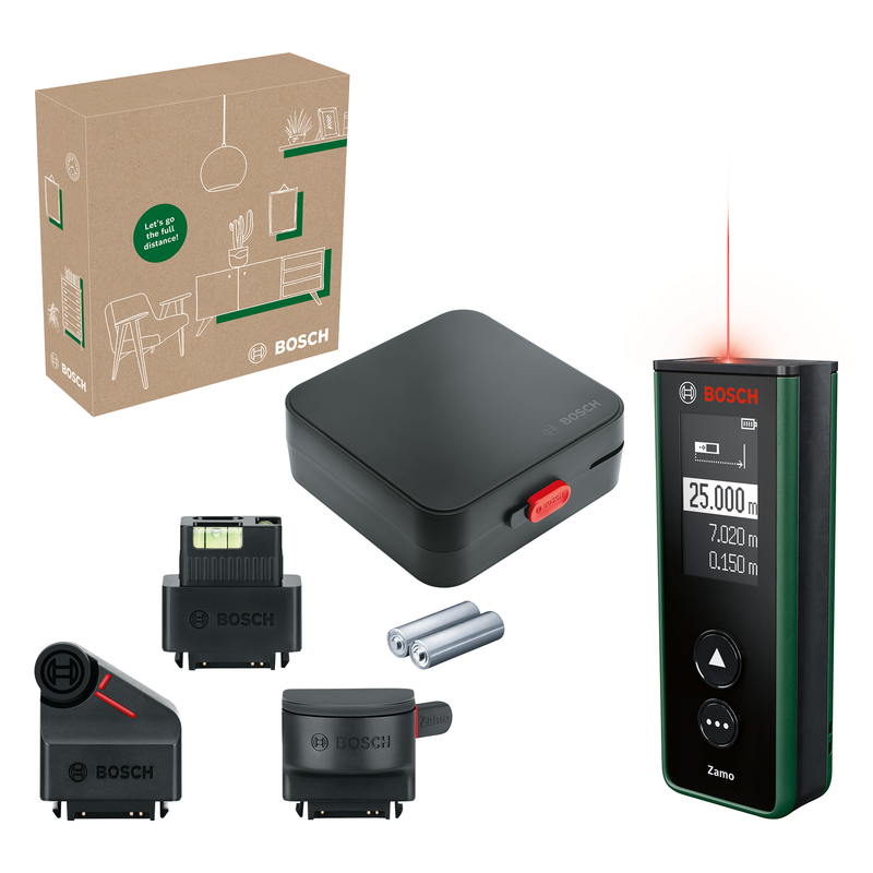 Set telemetro laser Bosch Zamo verde | comprese le batterie - 06036729z1
