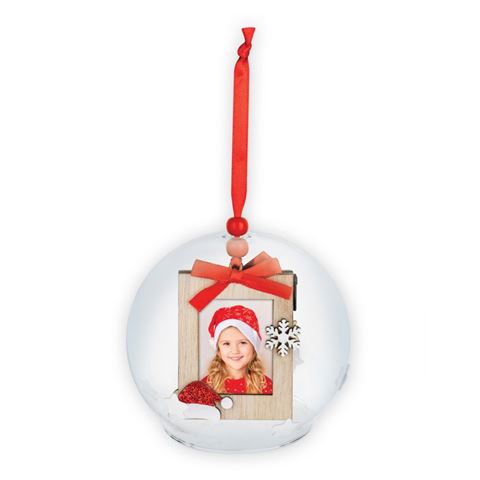 ZEP Photo Christmas Ball Voski Red CH32R 2x3.5x4.5 cm