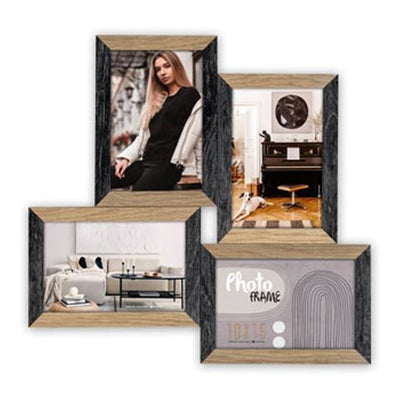 Frame di foto Zep DN485B Vercelli Black 4Q 4x 10x15 cm