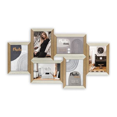 Frame di foto Zep DN697W Vercelli White 6x 10x15 cm