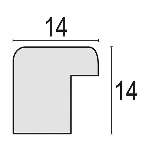 Marco de fotos zep dp688n aosta natural 15x20 cm