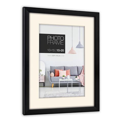 Frame di foto ZEP NP23B Edison Black 15x20 20x30 cm