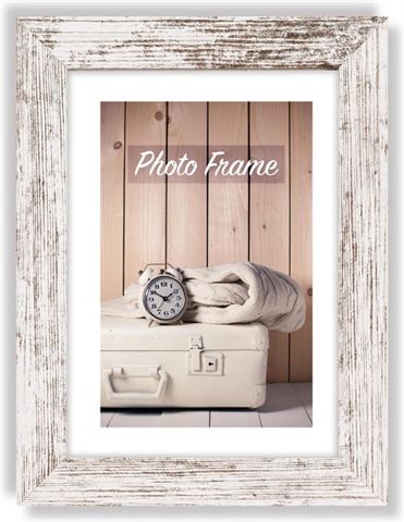 Frame di foto ZEP V21256 Nelson 6 White Wash 20x25 cm