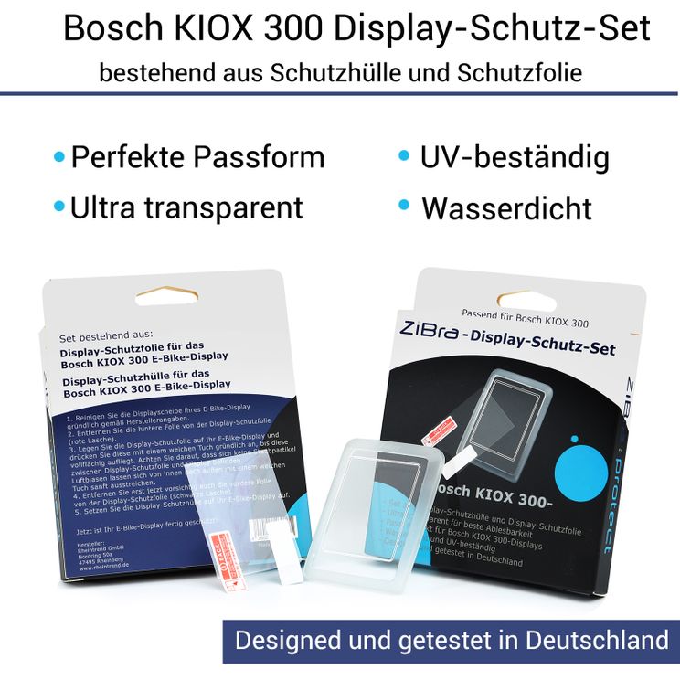 Display Cover Zibra Bosch Kiox 300
