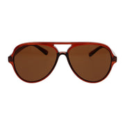 Spectrum zonnebril vintage piloot bruin dames - afbeelding 3
