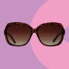 Spectrum Spectrum occhiali da sole ovali Great Gradient Brown Tortoise Ladies
