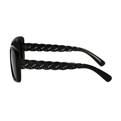 Gafas de sol de espectro Damas trenzadas negras