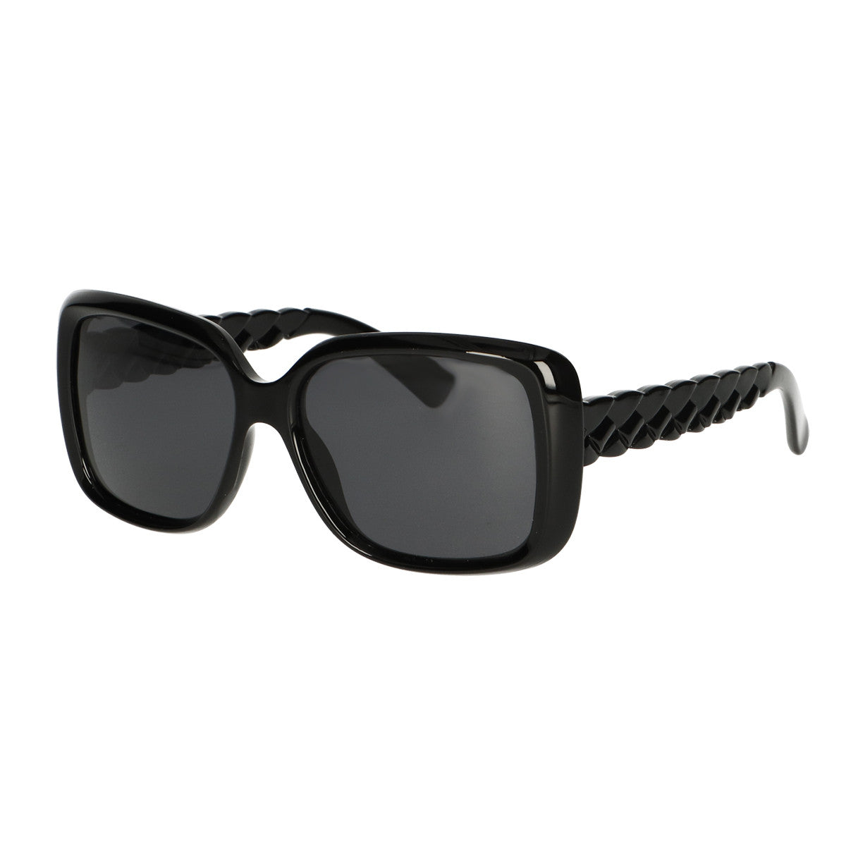 Gafas de sol de espectro Damas trenzadas negras