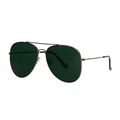 Gafas de sol de espectro Pilot Vidrio verde plateado