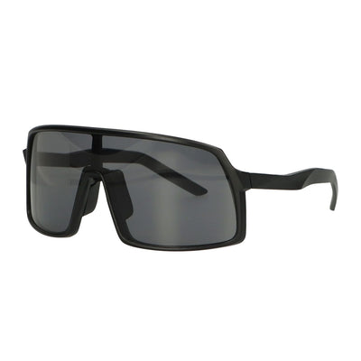 Spectrum zonnebril mat zwart smoke glas heren