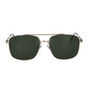 Gafas de sol de espectro hombres en masa de vidrio verde