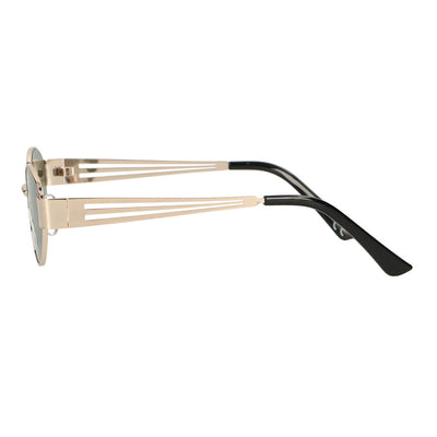 Gafas de sol Spectrum retro ovaladas metal cristal verde