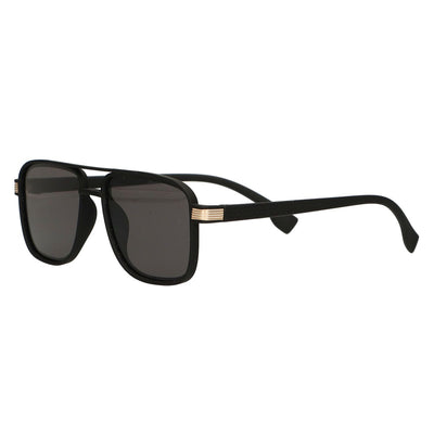 Gafas de sol Spectrum negro rectangular cristal ahumado hombre