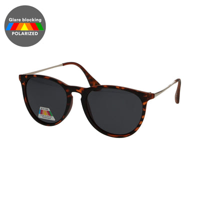 Spectrum Spectrum gafas de sol polariazed alrededor de tortuga dorada damas grises