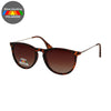 Spectrum Spectrum Polariazed Occhiali da sole intorno alle donne marrone oro tartaruga