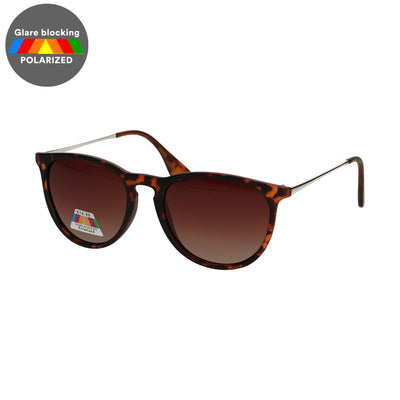 Spectrum Spectrum gafas de sol polariazed alrededor de tortuga dorada damas marrones
