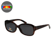 Spectrum polarized zonnebril ovaal tortoise grijs dames - afbeelding 1
