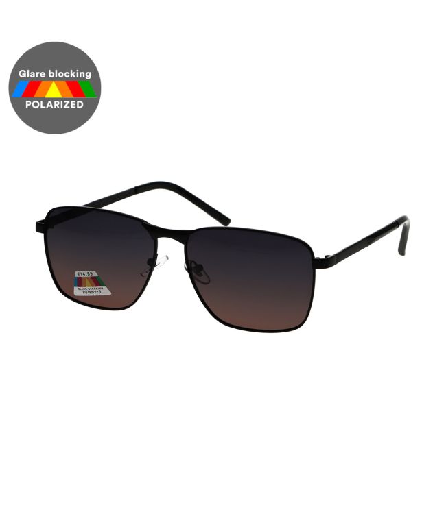Spectrum Spectrum Occhiali da sole Polariazed RECTANGular Matt Brack Brown Men