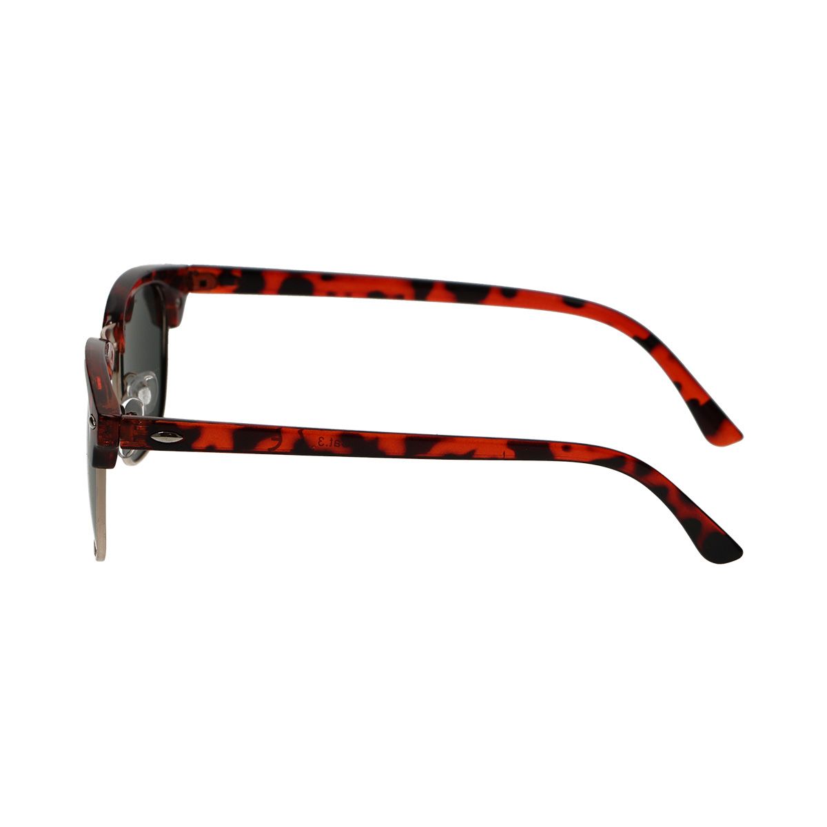 Spectrum polarized zonnebril club vierkant havana goud groen unisex