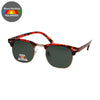 Spectrum Spectrum Polariazed Sun occhiali da sole Club Square Havana Gold Green Unisex