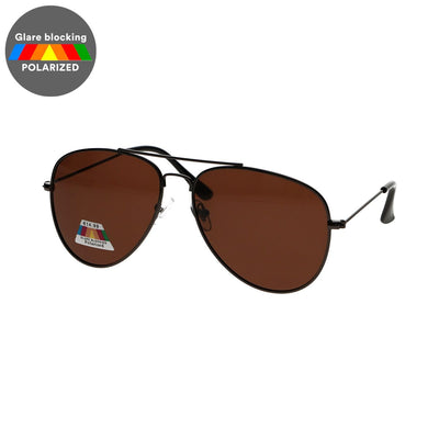 Espectro espectro gafas de sol polariazed piloto hombres marrón negro
