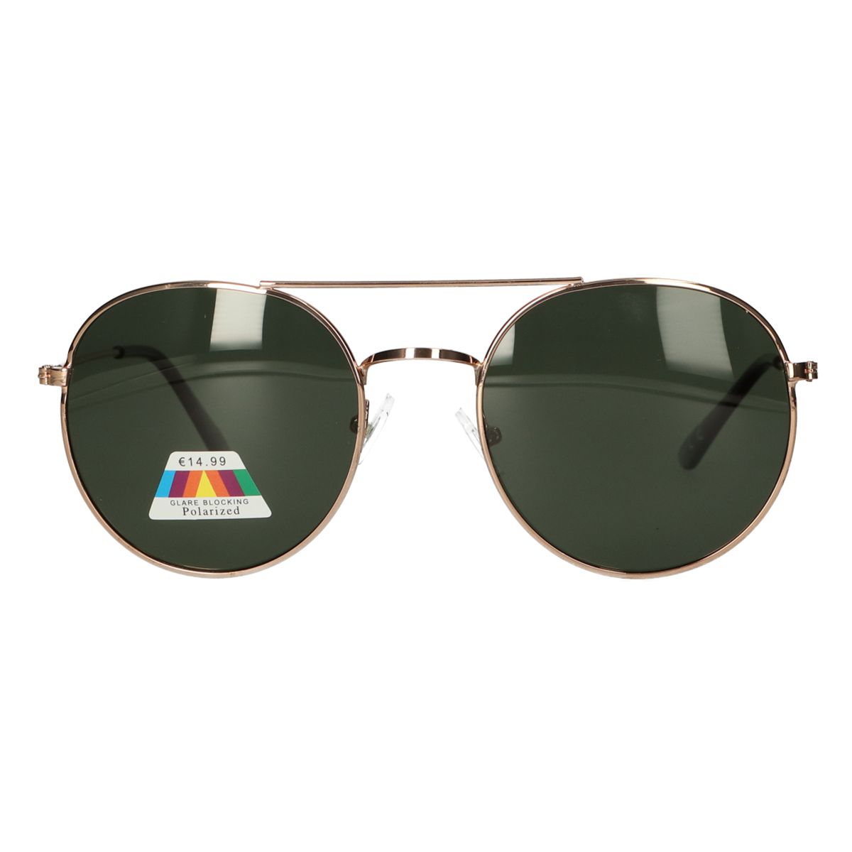 Gafas de sol polarizadas Spectrum piloto verde cristal unisex