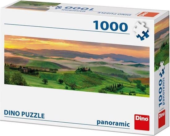 Dinotoys Dino Puzzle - Panorama Sunrise Toscany - 1000 piezas