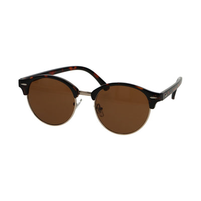 Spectrum Spectrum Occhiali da sole Club intorno all'Avana Gold Brown Unisex