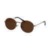 Spectrum Spectrum occhiali da sole Plat oval oro metal marrone unisex