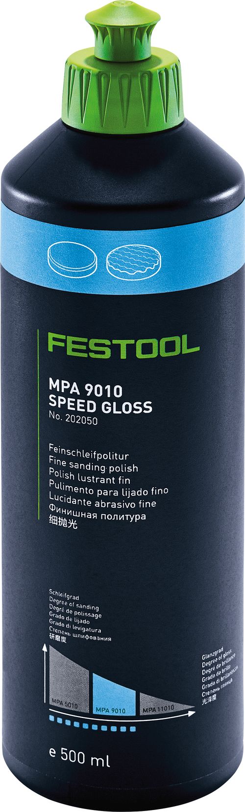 Festool accessori materiale lucidante mpa 9010 bl 0,5l - 202050