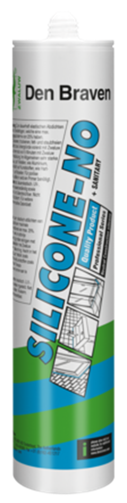 Zwaluw silicone-no + sanitary | 310 ml | antraciet - 30619420