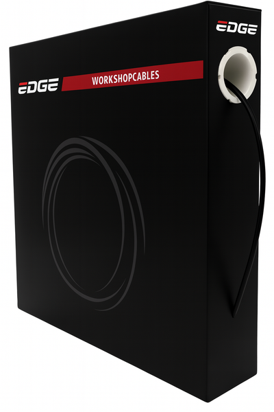 Edge schakel buitenkabel 30 meter ø4mm met teflon voering - zwart