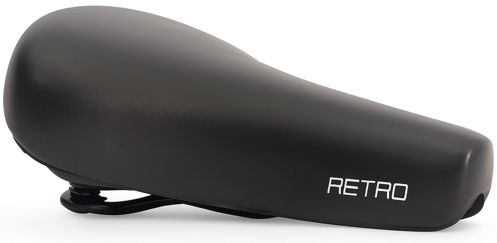 Bicycle Saddle Edge City Retro - Negro (en el mapa)