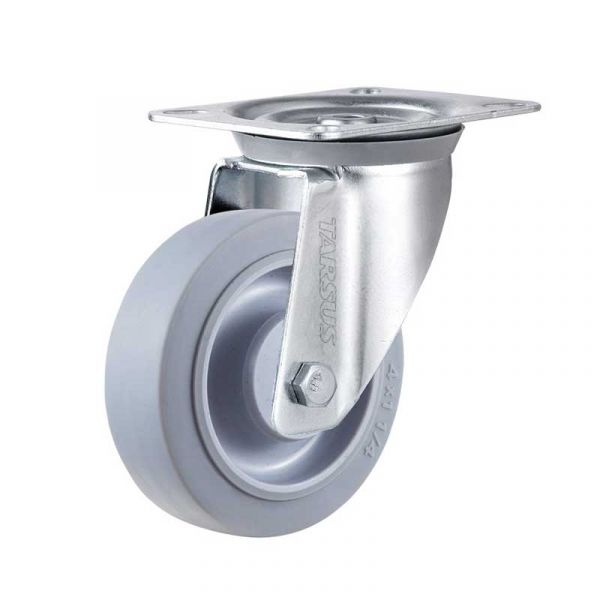Tarso Zwenkwiel 100 mm. Tpe extra silenzioso
