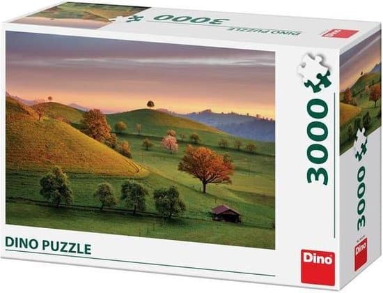 DiNotoys Dino Puzzle - The Sun se pone de pie en Swiss Svycarsko - 3000 piezas