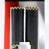 Simson Lederen Handvatten - Zwart, Authentieke Look, Optimaal Comfort, Geschikt voor Grip Shift Versnelling