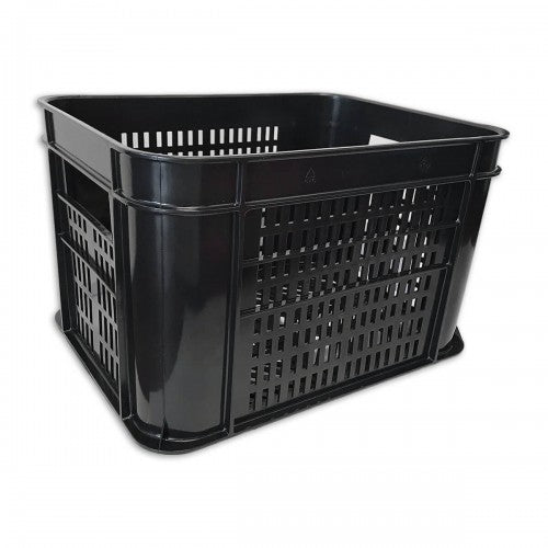 IMP Plastic Bicycle Crate uni negro 40x30x25 cm