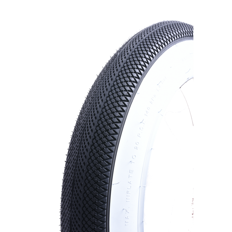 Diverse buitenband white wall 20x4.00 | fatbike street